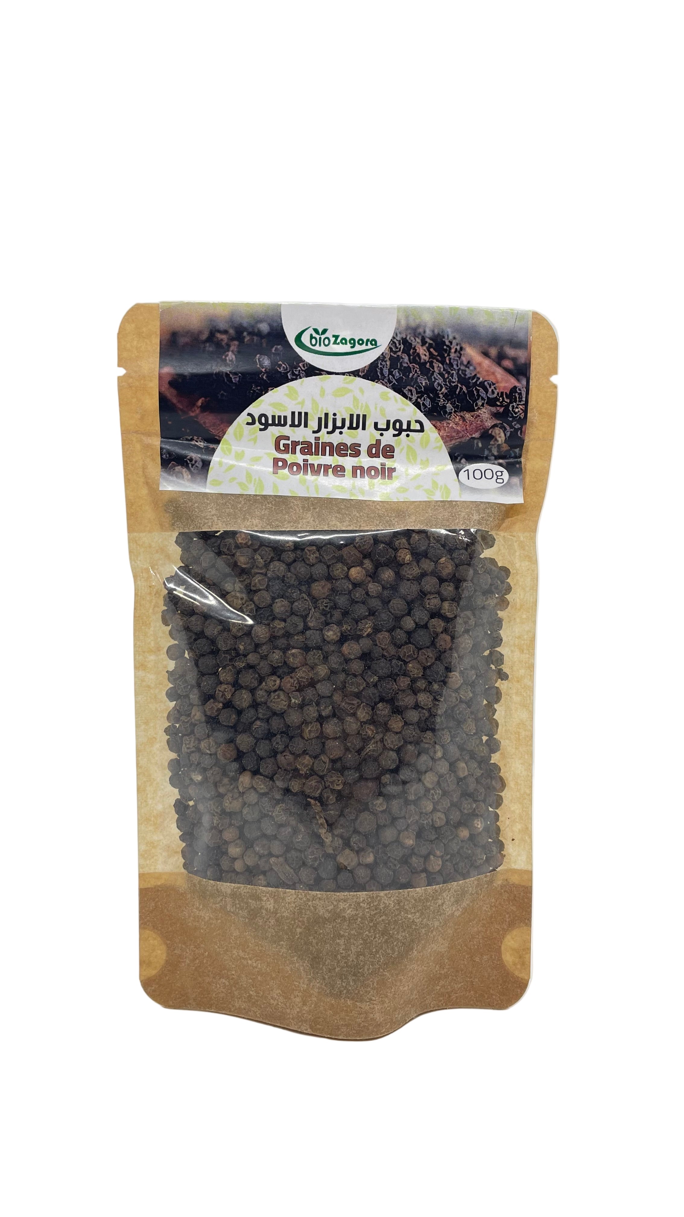 GRAINES DE POIVRE NOIR 100G- حبوب الابزار الأسود