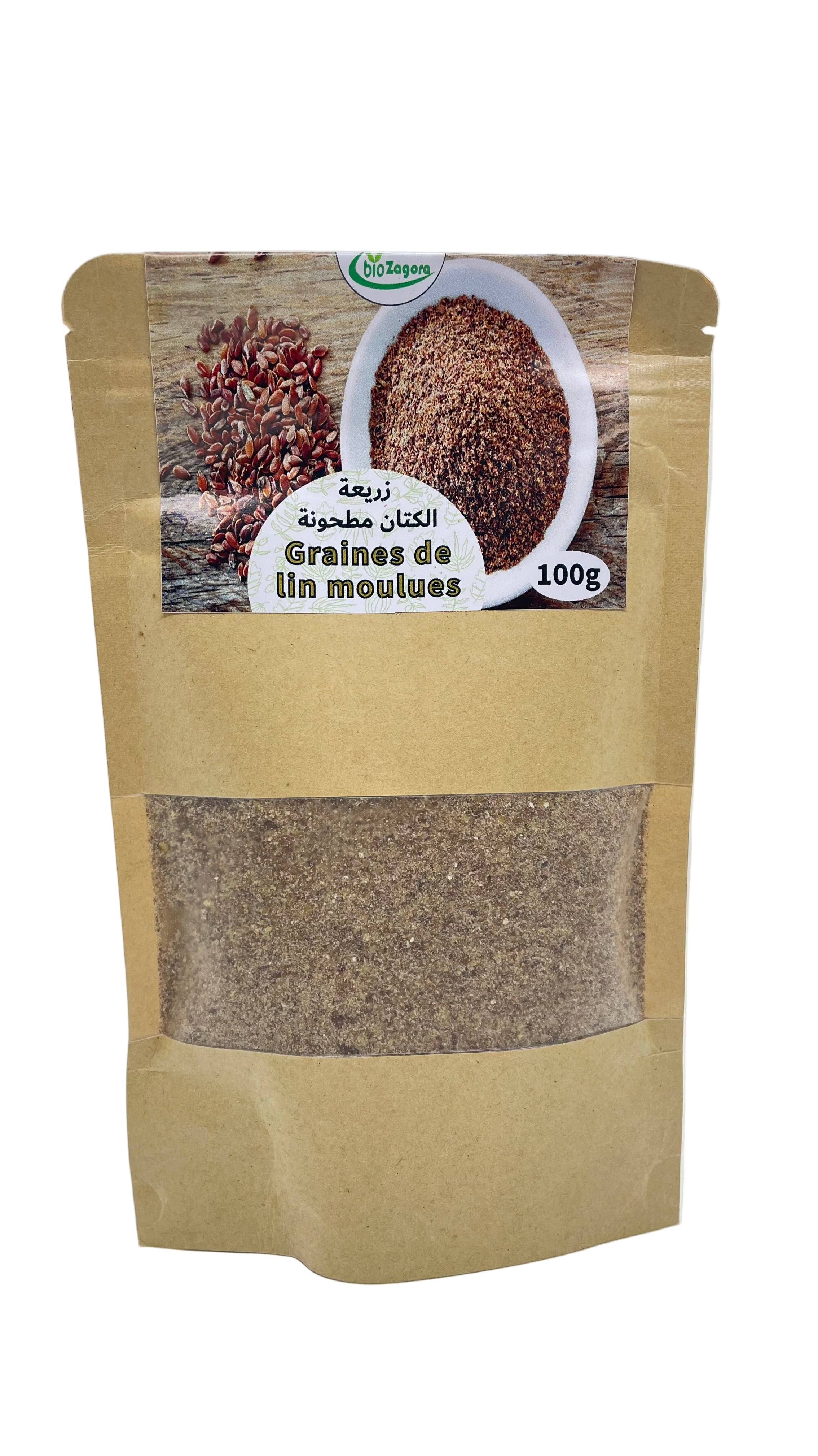 graines de lin moulues 100g