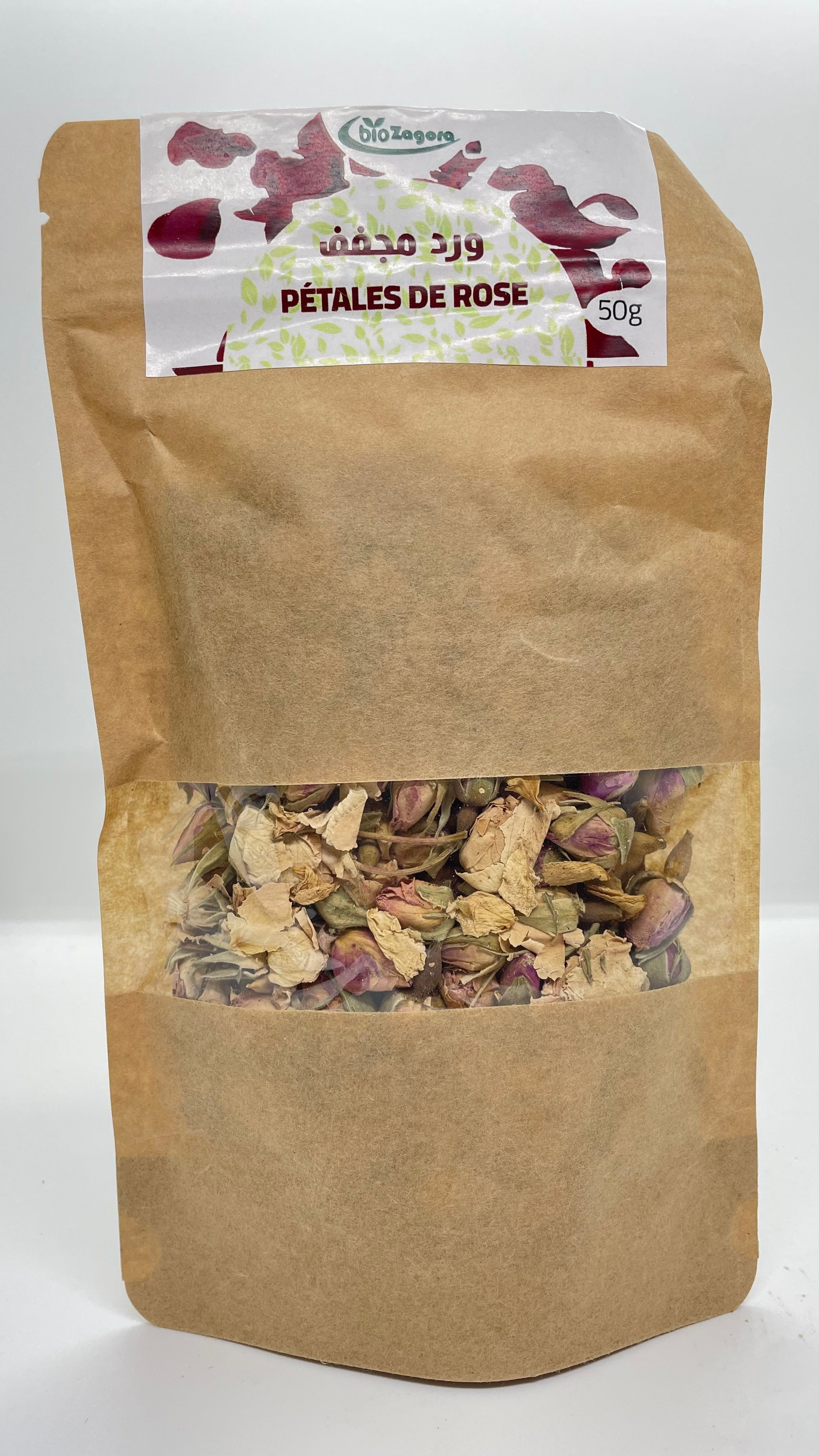 PELATES DE ROSE 50g-ورد مجفف