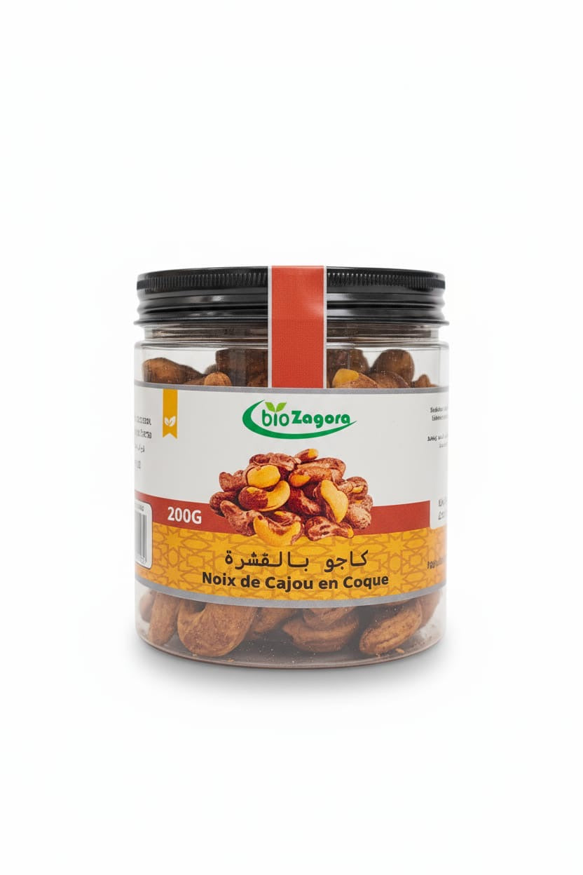 NOIX DE CAJOU EN COQUE 200G - كاجو بالقشرة