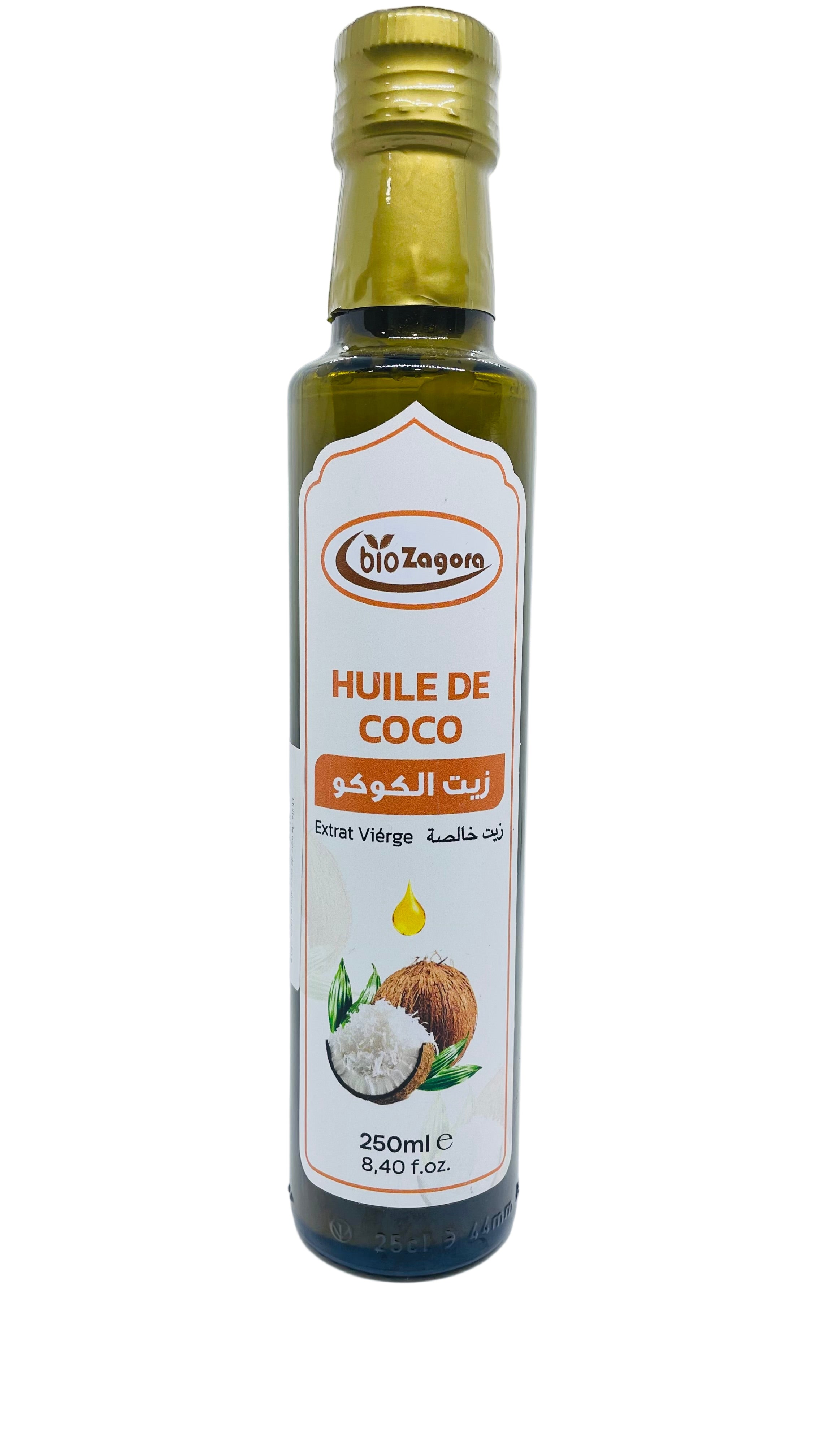 HUILE DE COCO ALIMENTAIRE 250ML- زيت الكوكو للأكل