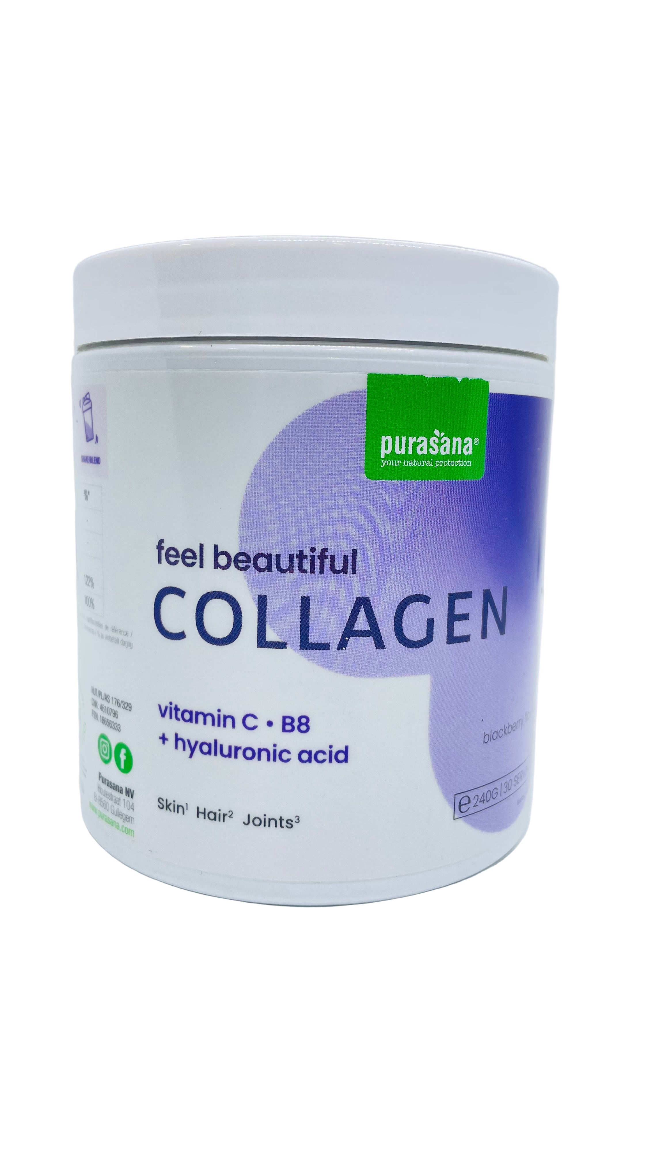 COLLAGEN VITAMIN C.B8+HYALURONIC ACID 240G
