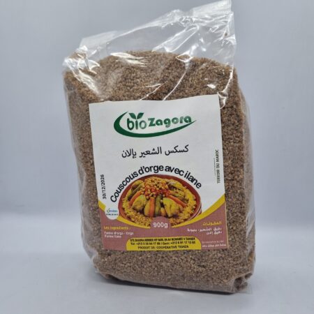 Couscous d'orge avec ilan - كسكس الشعير بايلان