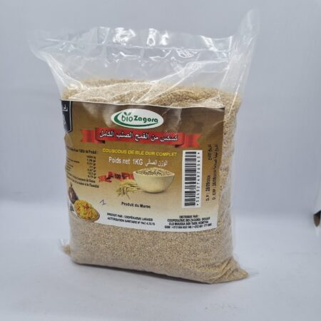 Couscous de blé dur complet - كسكس من القمح الصلب الكامل