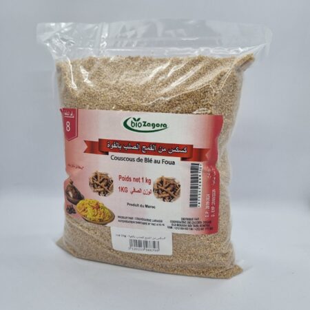 Couscous de blé au foua - كسكس من القمح الصلب بالفوة