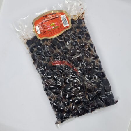 Olive noir avec garniture naturelle - زيتون اسود بشرمولة طبيعية